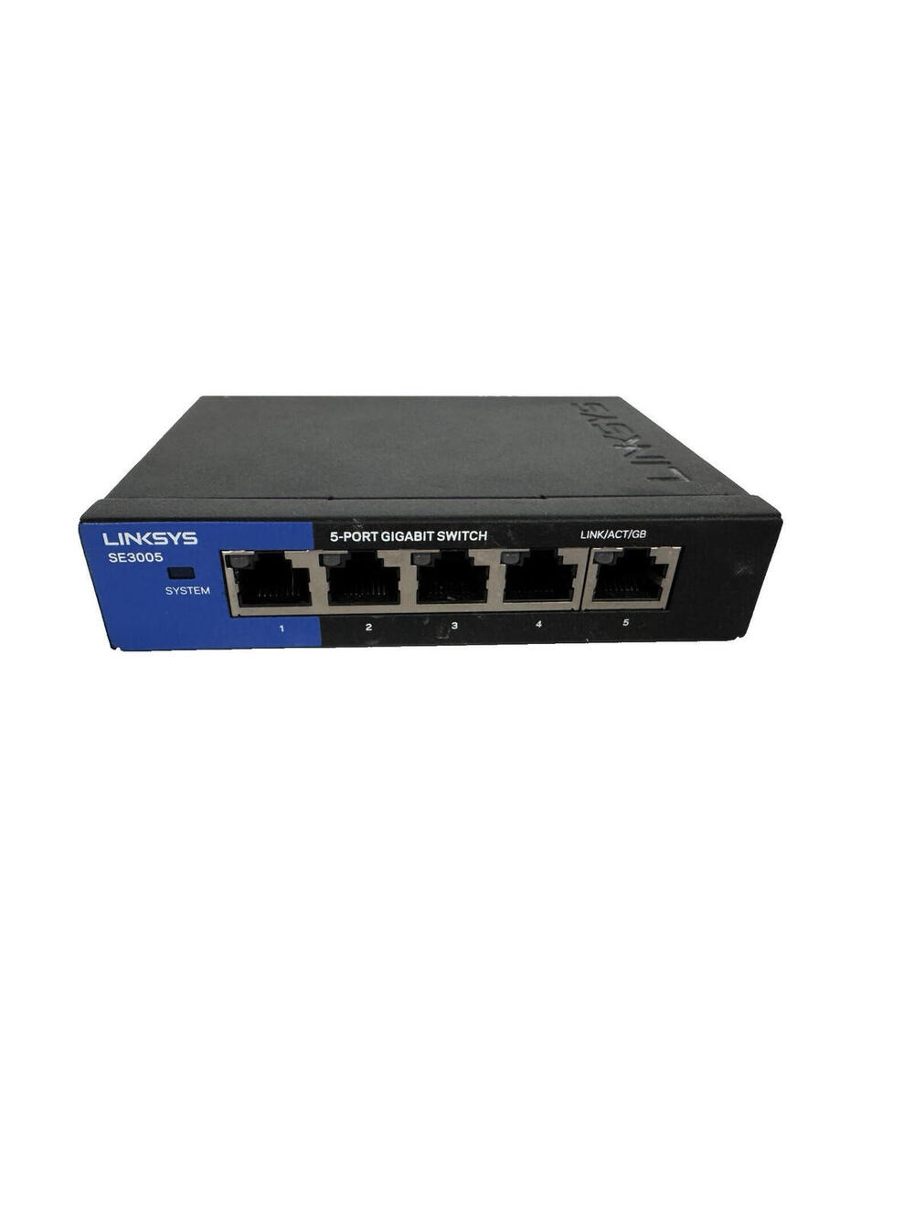 (RB) Linksys SE3005 5-Port Gigabit Ethernet Network Switch w/ Power Adapter NWT